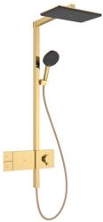 Hansgrohe Coloana de dus cu baterie termostatata Hansgrohe Raindance Alive Q para cu 3 functii finisaj auriu lucios (24580990)