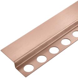 BALNEO Profil inclinat frontal pentru podea Balneo Floor Strips 130 cm finisaj cupru periat (D0101040310-1)