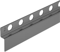 BALNEO Profil inclinat stanga pentru perete Balneo Floor Strips 170 cm finisaj Gun Metal mat (D0101050201-2)
