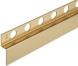 BALNEO Profil inclinat stanga pentru perete Balneo Floor Strips 120 cm finisaj auriu periat (D0101030201-1)