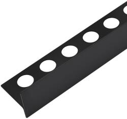 BALNEO Profil inclinat stanga pentru podea Balneo Floor Strips 170 cm finisaj negru mat (D0101020210-2)