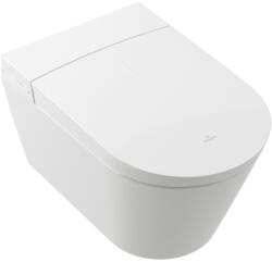 Villeroy & Boch Set vas WC suspendat Villeroy&Boch Tivo rimless cu functie de bideu electric si capac softclose alb alpin (V22EM101)