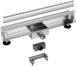 BALNEO Set rigola dus plus capac Balneo W-Drain Next finisaj inox 100 cm scurgere la perete (A0301010102-5)