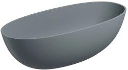 Omnires Cada freestanding compozit Omnires Shell M+ finisaj gri mat cenusa 175x78 cm (SHELL175WWAG)