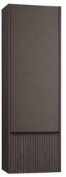 Kolpa San Dulap coloana mare suspendat KolpaSan Orphia riflat 1 usa si 1 sertar 45x140 cm finisaj grafit negru (584610)
