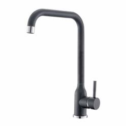 Inter Ceramic Baterie bucatarie monocomanda Inter Ceramic finisaj gri-granit mat (7107005 GREY)