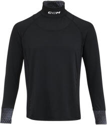 CCM Tricou pentru bărbați Neck Guard LS Black S