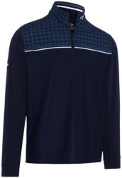 Callaway Tricou pentru bărbați Callaway Odyssey Printed Block Pullover Peacoat XL