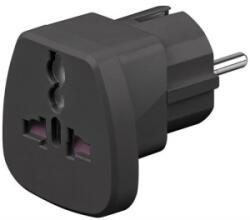Goobay Adaptor Priza, Universal World - EU, Goobay (ADAPT-PLUG-UNIV/EU/BK-GBAY)