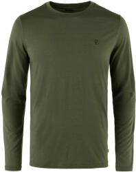 Fjall Raven Tricou pentru bărbați Fjällräven Abisko Wool LS Laurel Green S