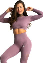 Gym Glamour Top pentru femei Crop-Top wild rose S