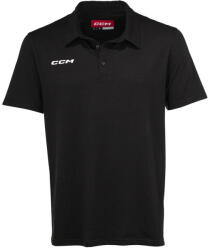 CCM Tricou pentru bărbați Fitted Polo Black M