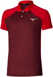 Mizuno Tricou pentru bărbați Stargazer Shadow Short Sleeve Polo Sun Dried Tomato S