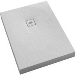 Schedline Nonlimits White Stone téglalap alakú zuhanytálca 130x100 cm fehér 3ST. N1P-100130/B/ST-M1/B/ST (3STN1P100130BSTM1BST)