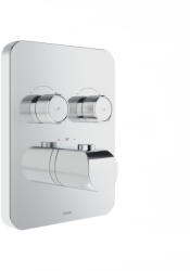 Flat termosztátos 2-utas csaptelep, alaptest nélkül FL 063.00CR. O2. RB072, króm (X070747) - ravakdepo