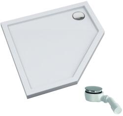Schedpol Corrina New ötszögletű zuhanytálca 100x100 cm fehér 3.4999 (34999)