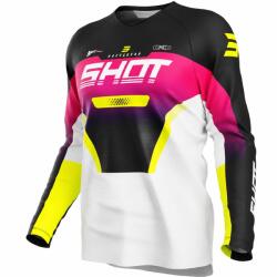 Shot Tricou motocross Shot Draw Struck pentru copii, roz (SHOA04-12D-BK4)