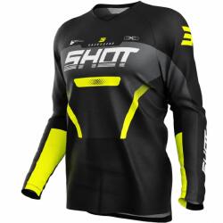 Shot Tricou motocross Shot Draw Struck pentru copii, gri (SHOA04-12D-BK3)