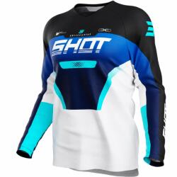 Shot Tricou motocross Shot Draw Struck pentru copii, albastru (SHOA04-12D-BK1)