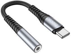 hoco. - Audiokábel-adapter (LS33) - Type-C-csatlakozó 3, 5 mm-es - Szürke (KF239538)