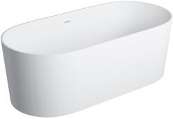 Omnires Ovo M+ térben álló kád 160x75 cm ovális fehér OVO160WWZPBM (OVO160WWZPBM)