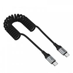 Hoco USB-C - USB-C kábel Hoco X121, 60W, 3A, 1, 5m, fekete