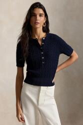 Ralph Lauren pulover cu mânecă scurtă pentru femei din bumbac 9BY2-SWDZSN_59X (211B17746)