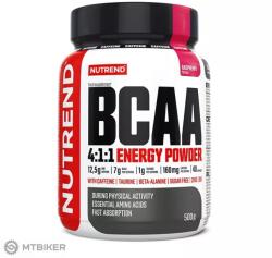 Nutrend Pudră NUTREND BCAA 4: 1: 1 ENERGY, 500 g, zmeură