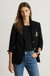 Lauren Ralph Lauren sacou cu un singur rând de nasturi pentru femei din bumbac cu elastan PPYX-KZD01S_99X (200797305)