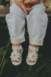 Donsje baba bőr szandál Tuti Fields Sandals Daisy - fehér 19