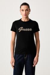 Guess tricou pentru femei din bumbac 9BY2-TSDZYZ_99X (W6YI29.K4348)