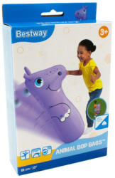 Bestway Animal Bop Bags Felfújható állatfigurás, lila boxzsák (76789_lila)
