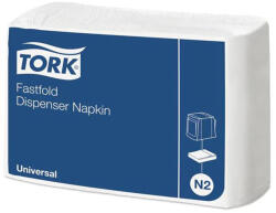 Tork Szalvéta, adagolós, 1 rétegű, 30x24 cm, N2 rendszer, Universal, TORK "Fastfold", fehér (10933) - iconink