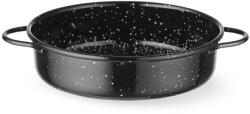 HENDI Casserole edény, zománcozott, , Fekete, ⌀140x(H)45mm (622537)