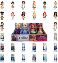 JAKKS Pacific Disney Princess - Mini Papusi Printese Disney Si Frozen, 8 Cm - Jakks Pacific (217584) Papusa