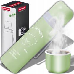 RETOO Termosz Thermo Bögre Vákuumos Acél Turisztikai Kávé Tea 500ML (Termos na herbatę zielony O976-3)