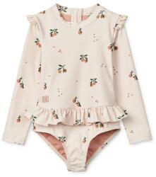 Liewood egyrészes gyerek fürdőruha Sille Printed Swimsuit - bézs 110
