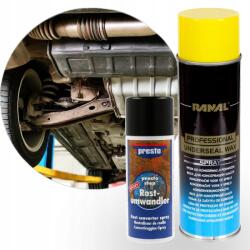 RANAL 1x Futómű Karbantartó Viasz Spray 500ml Rozsdaoldó 150ml