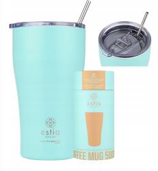 Estia Home Art Menta Termo Bögre Szívószállal 500 ml acél teás termosz (01-23171)