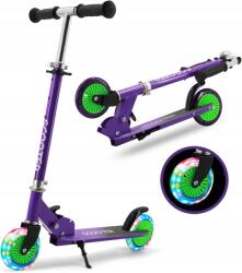  Gyerek Roller Összecsukható Led Fékkel Állítható Y-rain Lila (5904133216831)