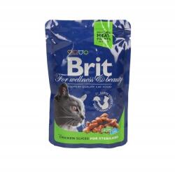 Brit Premium Cat Sterilizált Felnőtt Macskáknak Csirkével 100g