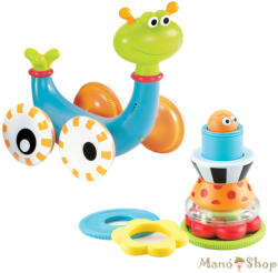 Yookidoo Crawl 'N' Go Snail - Mászást Segítő, Zenélő Csiga és Golyópálya (40113)