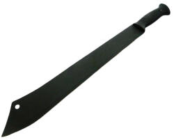DEPOX Maceta de vanatoare DEPOX®, Survival Heir, 58 cm, otel inoxidabil, negru, teaca inclusa (1427)