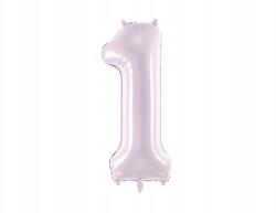 PartyDeco Fólia lufi ''1'', 72cm, lila