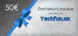 TECHFUN Ajándék utalvány - 50€ (251590)