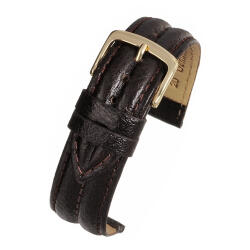 LBS Curea Ceas Piele Vegetala (maro) 16mm