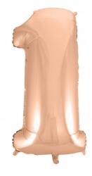 GoDan Rose Gold 1-es szám fólia lufi 92 cm