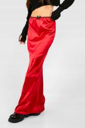 Boohoo Szatén Maxi Szoknya Egyenes Tall 34