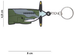  Spitfire Vadászrelülőgép Kulcstartó