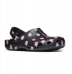 Crocs Papucs Crocs Classic Flower Clog K Fekete 34-35 Gyerek (69744#1601997)